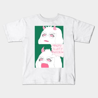 Angry Fluffy Boy Kids T-Shirt